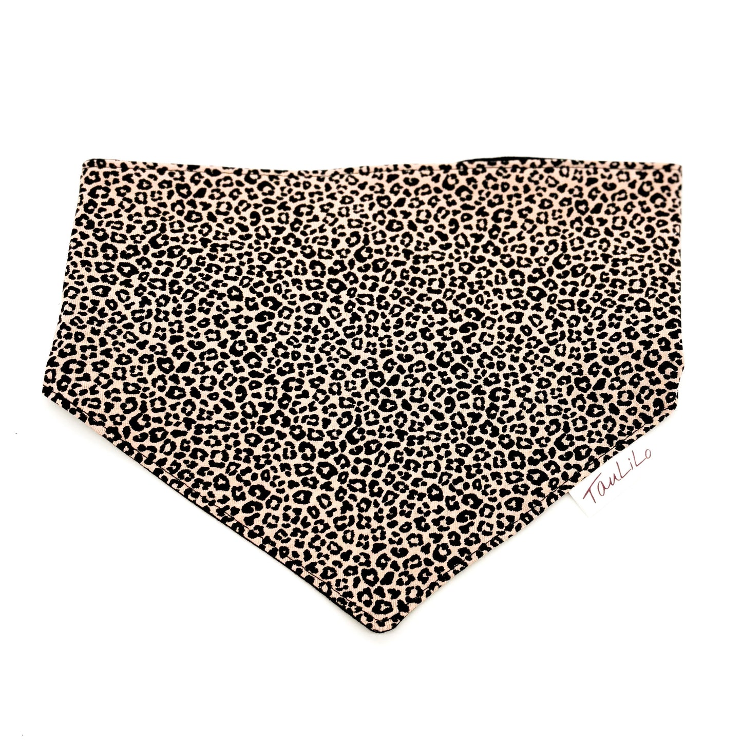 Halstuch Jersey wendbar Leo/Schwarz