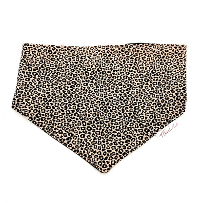 Halstuch Jersey wendbar Leo/Schwarz