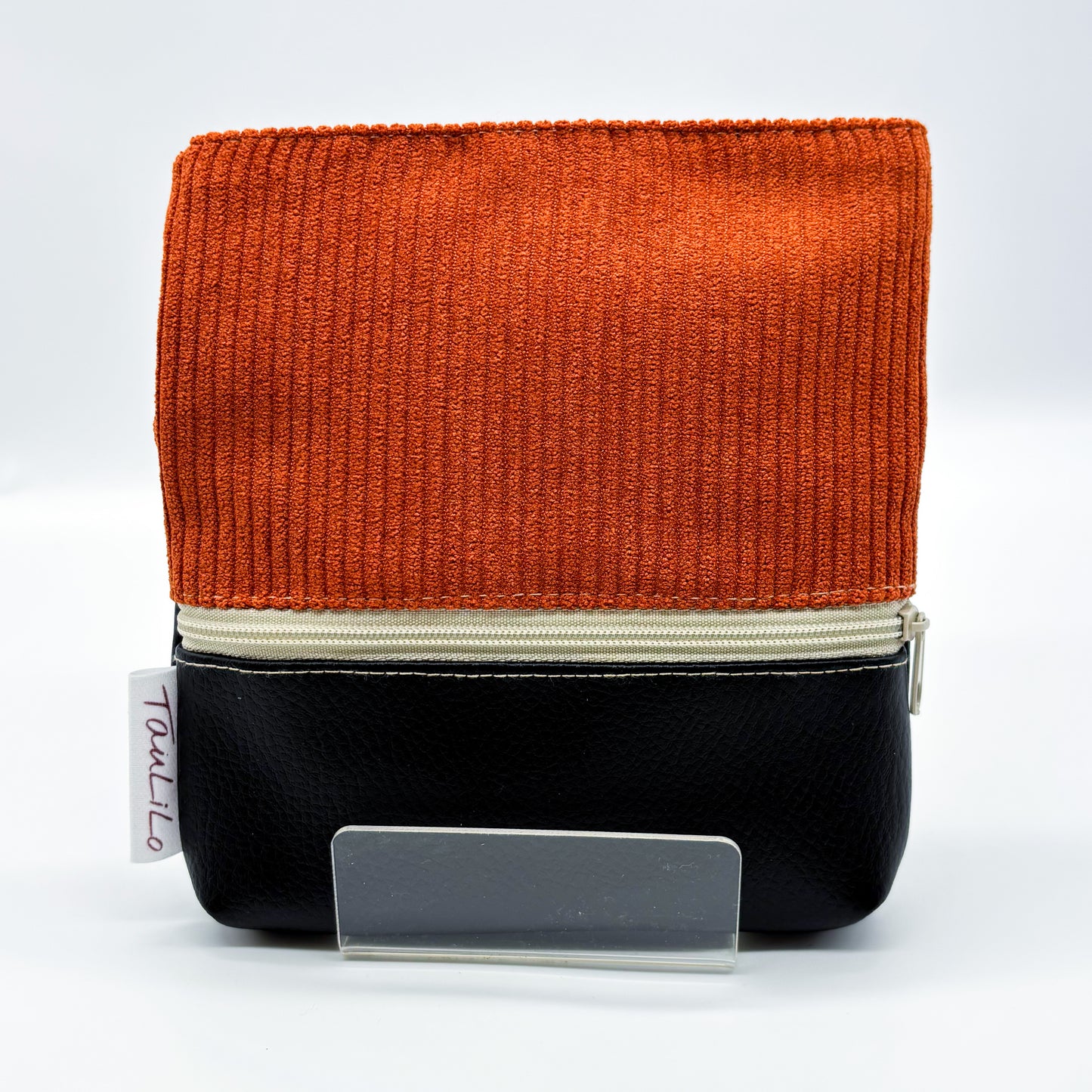 Leckerli-Tasche Cord rost-rot