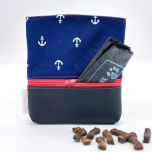 Leckerli-Tasche Anker/Dunkelblau