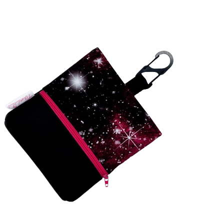 Leckerli-Tasche Pink/Galaxiemuster