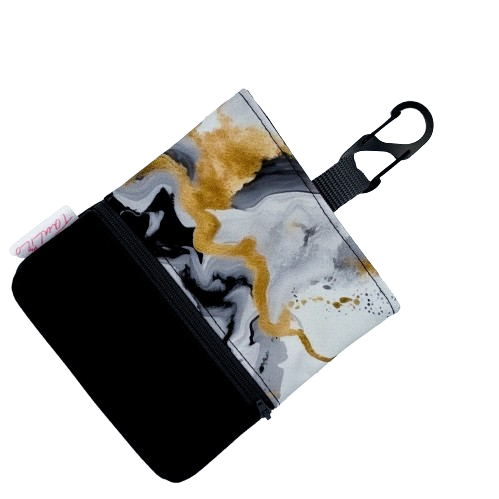 Leckerli-Tasche Mamormuster/Gold