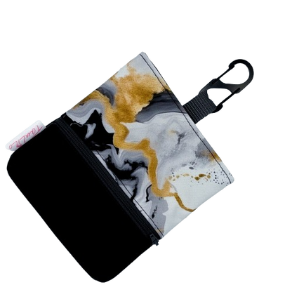 Leckerli-Tasche Mamormuster/Gold