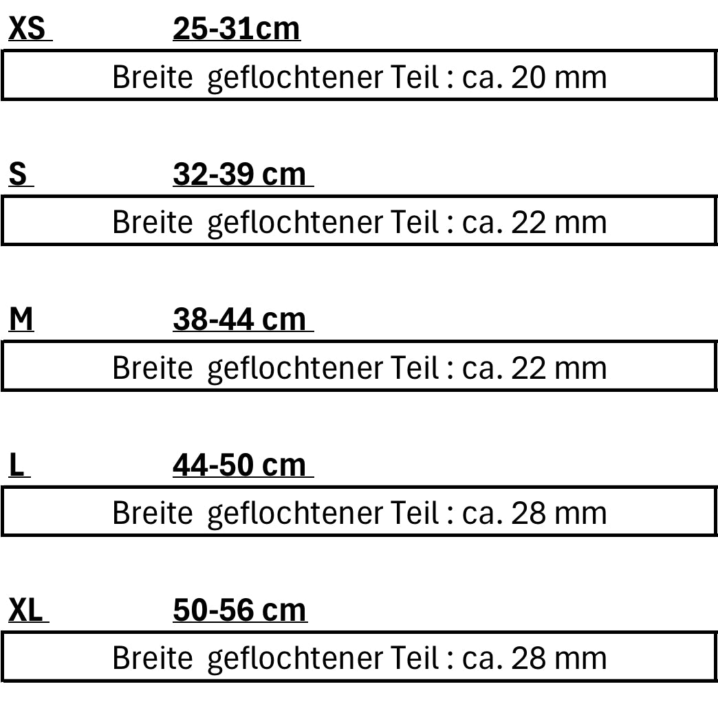Fettlederhalsband geflochten Dunkelbraun