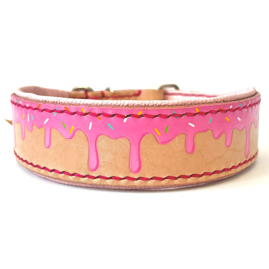 Leder-Halsband "Glasur"